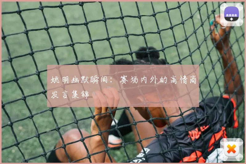 姚明幽默瞬间:赛场内外的高情商发言集锦